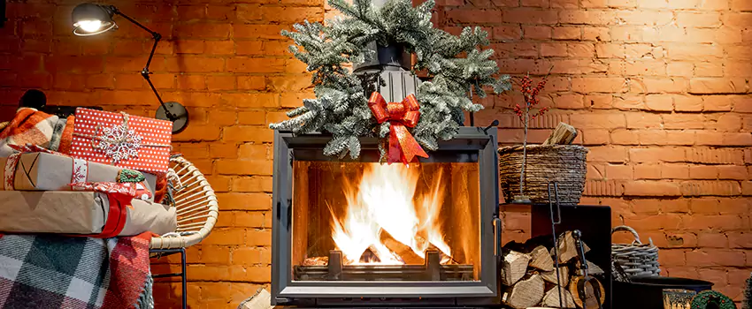 Travis Industries Linear Gas Fireplace Installation in Maple Heights, Ohio