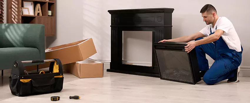 Old Rusted Metal Fireplace Repair And Replacement in Maple Heights, OH